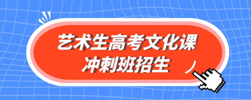 藝術(shù)生高考文化課沖刺班招生啦