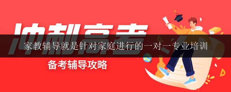 家教輔導就是針對家庭進行的一對一專業(yè)培訓