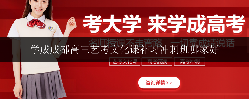 學成成都高三藝考文化課補習沖刺班哪家好