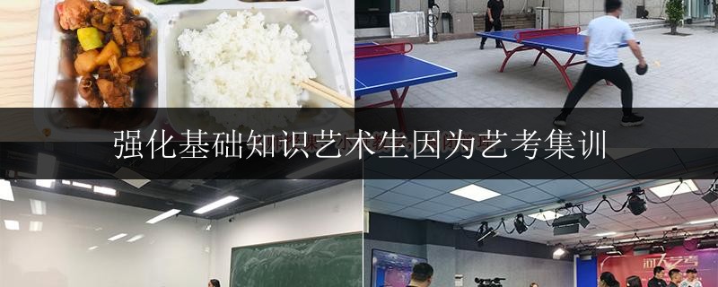 強化基礎(chǔ)知識藝術(shù)生因為藝考集訓